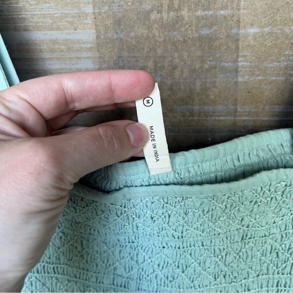 Mirth Georgia Midi Dress Frost Green Convertible Preppy Boho Summer Womens M - Picture 5 of 7